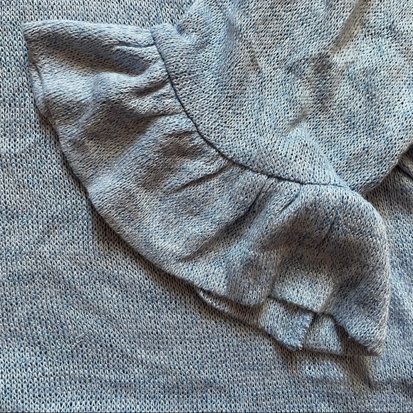 ASOS knit v-neck, baby blue, cute details on sleeves - Picture 7 of 11